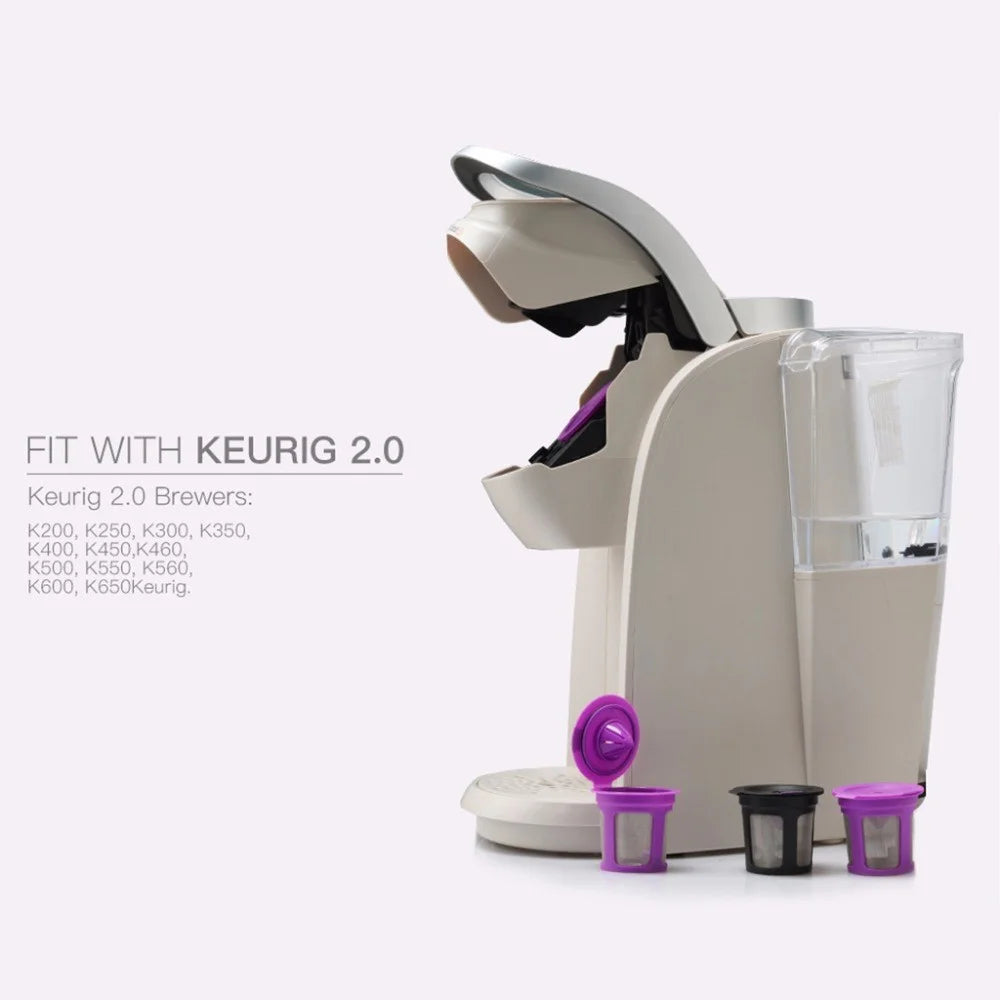 100PCS Disposable Paper Coffee Filter with Lid for Keurig 1.0 2.0 Coffee Machine (No FDA Certification, BPA-free) - 6
