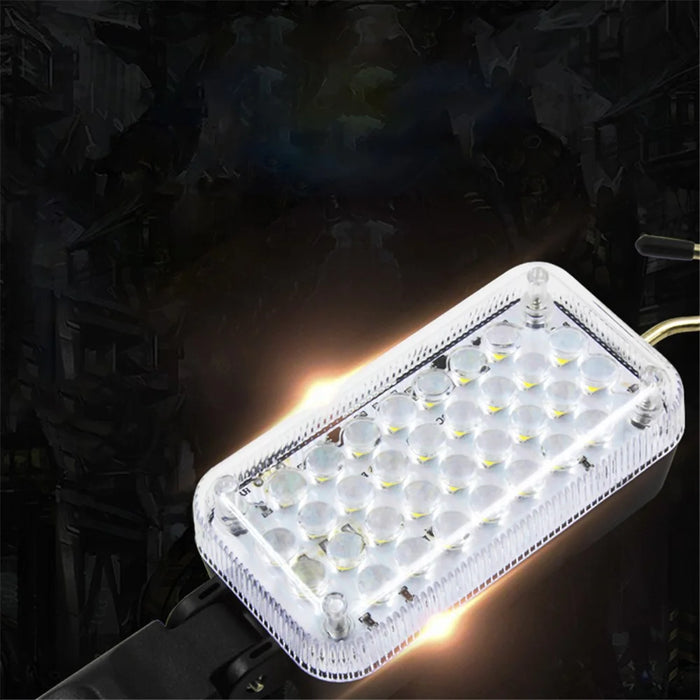 32 LEDs Magnetic Working Light Portable Flashlight USB Rechargeable Torch Hanging Hook Tent Lantern Auto Repairing Lamp - 2