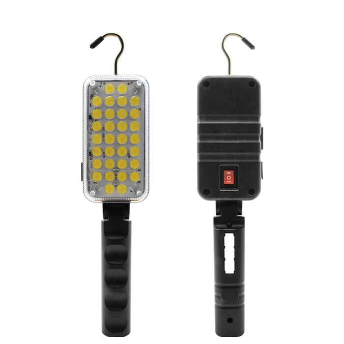 32 LEDs Magnetic Working Light Portable Flashlight USB Rechargeable Torch Hanging Hook Tent Lantern Auto Repairing Lamp - 5