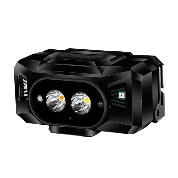 609 Wave Feeling LED Head Light XPG High Light 3 Modes Night Fishing Flashlight Headlamp Power Bank - 2