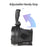 W867A Handheld LED Spotlight Floodlight Searchlight USB Rechargeable Flashlight Work Lighting (Size: M) - 5