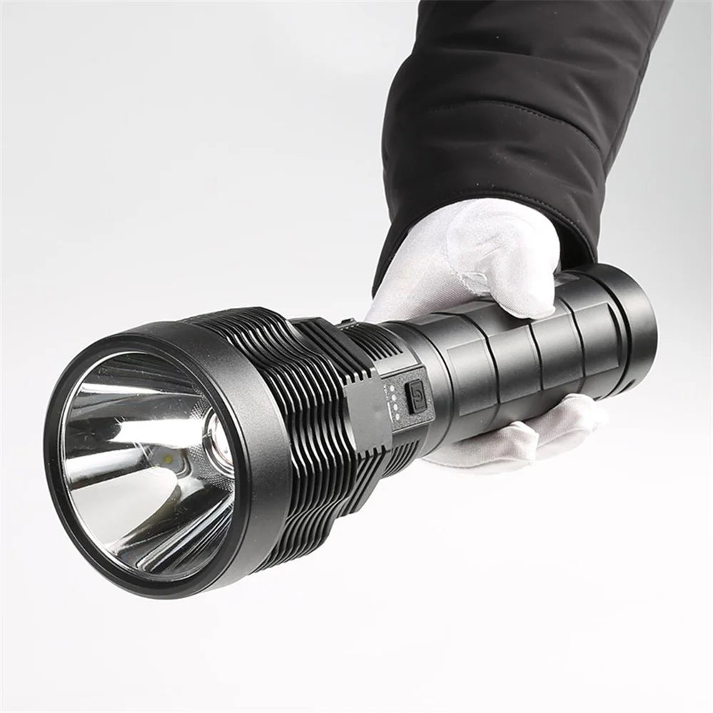 W5101 USB Rechargeable 18650 LED Flashlight Portable Torch Waterproof Spotlight Camping Lantern - 3