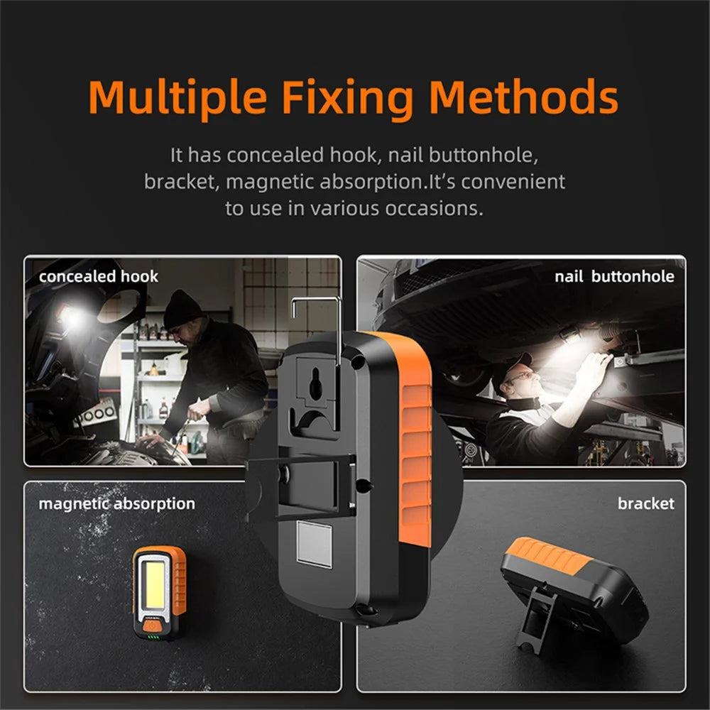 SUPERFIRE G21 Portable 650lm COB LED Work Light USB Rechargeable Waterproof Outdoor Camping Hiking Lamp - 7