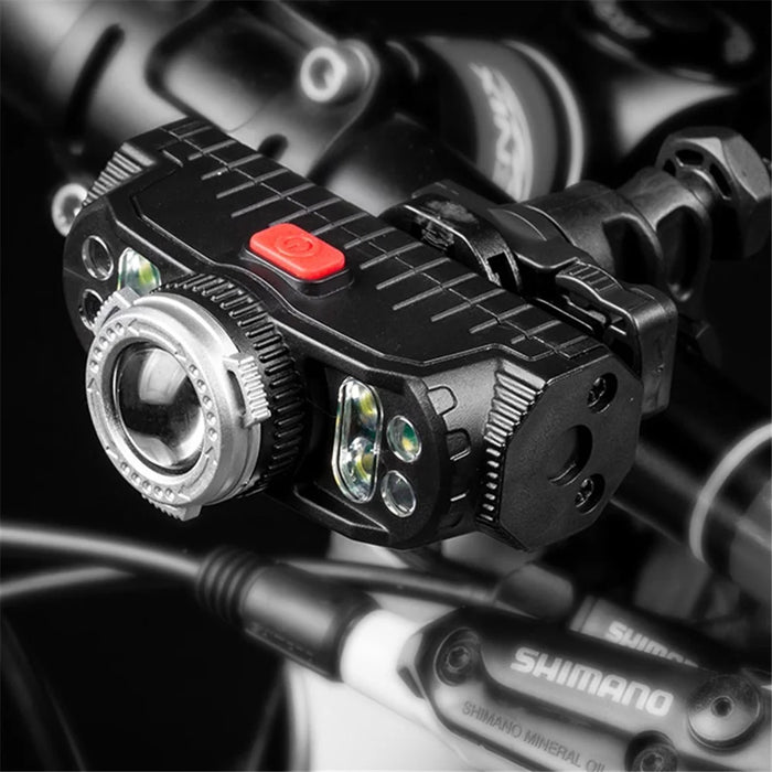 W660-1 90° Adjustable Hand Induction LED Headlight Outdoor Fishing Zoomable Single Head Lamp - 5