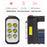 W5116-1 Multi-functional Solar Powered Flashlight Portable 6-lamp Rescue Light Waterproof Searchlight for Hiking Camping - 3