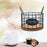 Coffee Pod Holder Organizer K Cup Storage Basket with Handles for Kitchen Office Coffee Bar - Black - 3