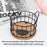 Coffee Pod Holder Organizer K Cup Storage Basket with Handles for Kitchen Office Coffee Bar - Black - 6