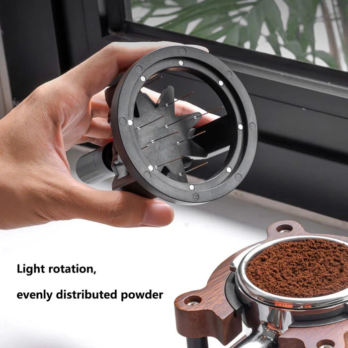 Coffee Distribution Tool 58mm Espresso Needle Distributor Rotary Leveler (NO FDA Certification) - 4