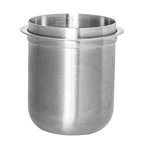 58mm Coffee Grinder Catch Cup Espresso Coffee Dosing Cup Stainless Steel Powder Catcher ( BPA Free, No FDA ) - Steel Color - 1