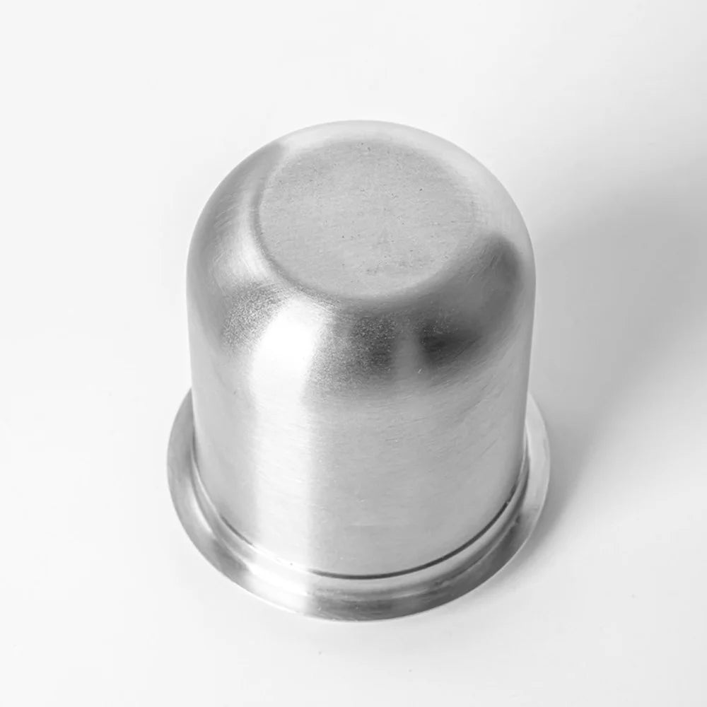 58mm Coffee Grinder Catch Cup Espresso Coffee Dosing Cup Stainless Steel Powder Catcher ( BPA Free, No FDA ) - Steel Color - 4