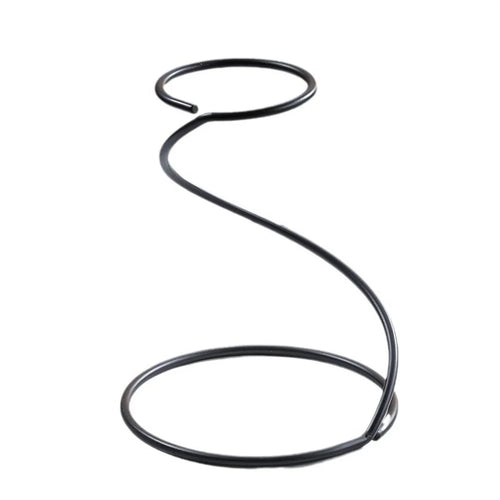 Iron Coffee Pour Over Stand Serpentine Filter Holder Drip Coffee Maker Display Dripper Rack - 1