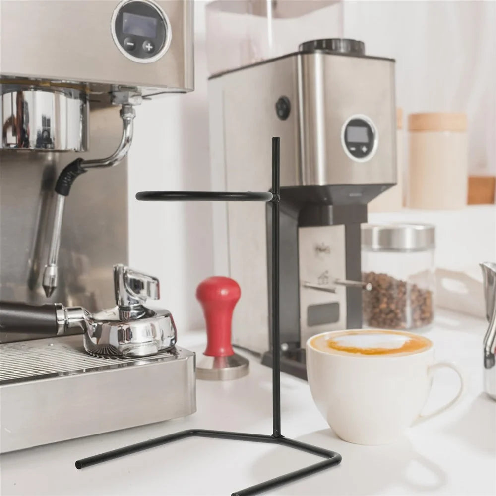 Iron Coffee Drip Filter Stand Holder Pour Over Coffee Brewing Equipment Display Rack for Cafe Use - 7
