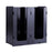 2 Compartments Acrylic Paper Cup Dispenser Organizer for Coffee Shop Cafe Restaurant Office Use - 2