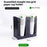 2 Compartments Acrylic Paper Cup Dispenser Organizer for Coffee Shop Cafe Restaurant Office Use - 7