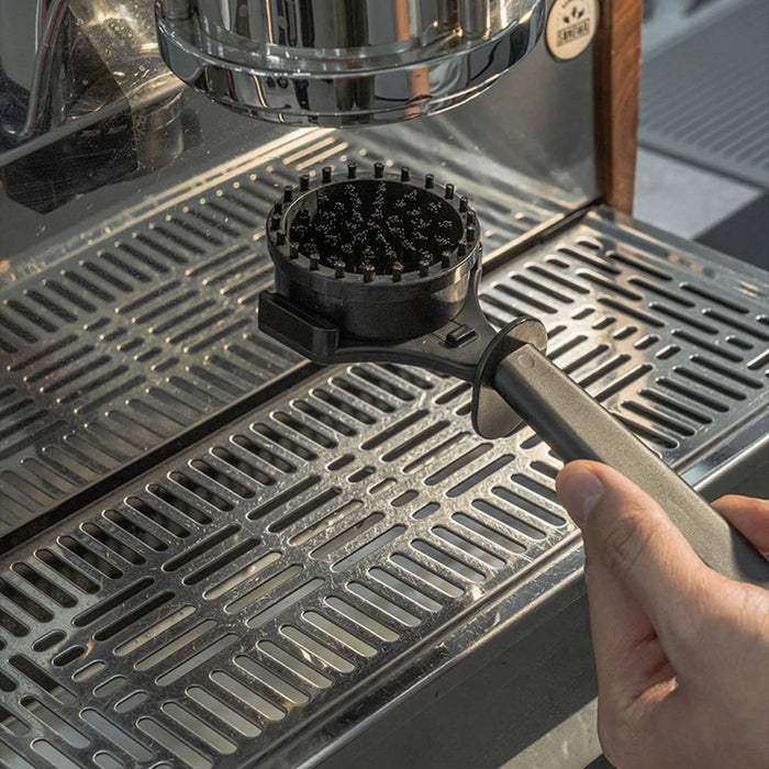 Espresso Machine 58mm Cleaning Brush Nylon Bristles Coffee Maker Brew Head Cleaning Tool - 2