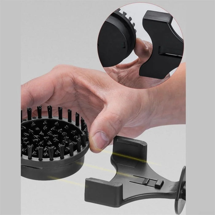 Espresso Machine 58mm Cleaning Brush Nylon Bristles Coffee Maker Brew Head Cleaning Tool - 3