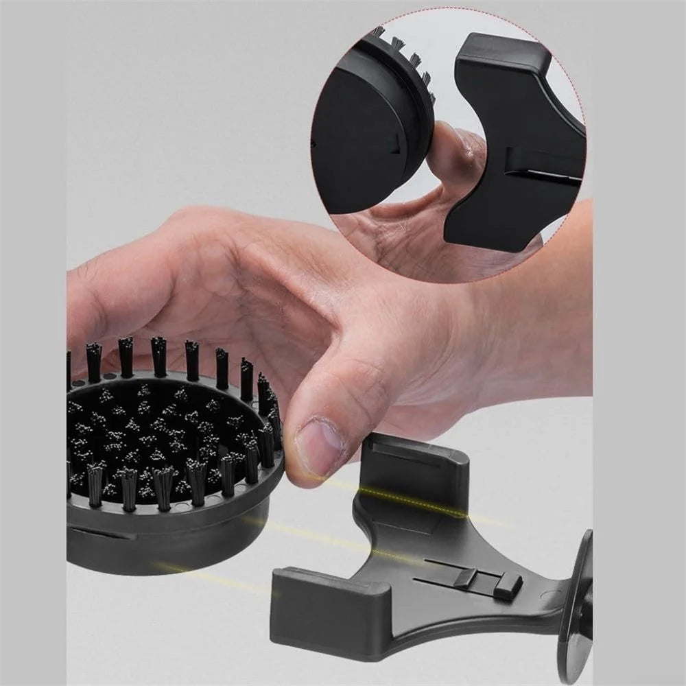 Espresso Machine 51mm Cleaning Brush Nylon Bristles Coffee Maker Brew Head Cleaning Tool - 3