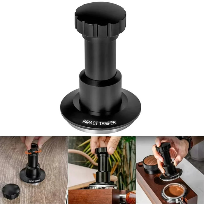 51mm Coffee Tamper Calibrated Pressure Barista Espresso Coffee Kitchen Tool - 2