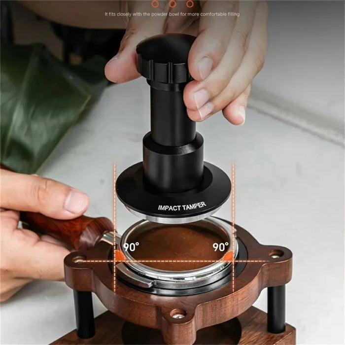 51mm Coffee Tamper Calibrated Pressure Barista Espresso Coffee Kitchen Tool - 7