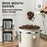 Coffee Bean Storage Container 1500ml Stainless Steel Airtight Canister with CO2 Valve For Coffee Grounds Tea - Beige - 7