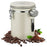 Coffee Bean Storage Container 1800ml Stainless Steel Airtight Canister with CO2 Valve For Coffee Grounds Tea - Beige - 1