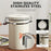 Coffee Bean Storage Container 1800ml Stainless Steel Airtight Canister with CO2 Valve For Coffee Grounds Tea - Beige - 5