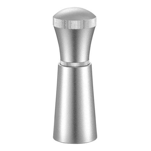 304 Stainless Steel Coffee WDT Tool 12Pcs Needles Aluminum Alloy Powder Stirrer with Base for Espresso - Silver - 1
