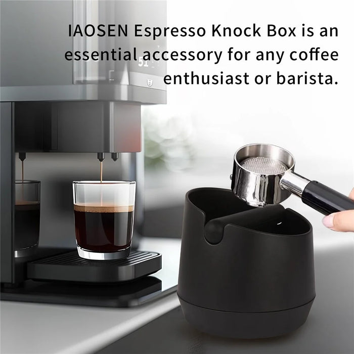 Coffee Knock Box ABS Removable Knock Bar 6.6 Inch Barista Espresso Grounds Container - 5