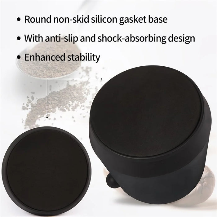 Coffee Knock Box ABS Removable Knock Bar 6.6 Inch Barista Espresso Grounds Container - 6