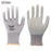 CHUANGSHI 12 Pairs Latex+Nylon Gloves Construction Site Labor Protection Gloves - Grey - 1