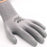 CHUANGSHI 12 Pairs Latex+Nylon Gloves Construction Site Labor Protection Gloves - Grey - 2