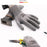 CHUANGSHI 12 Pairs Latex+Nylon Gloves Construction Site Labor Protection Gloves - Grey - 5