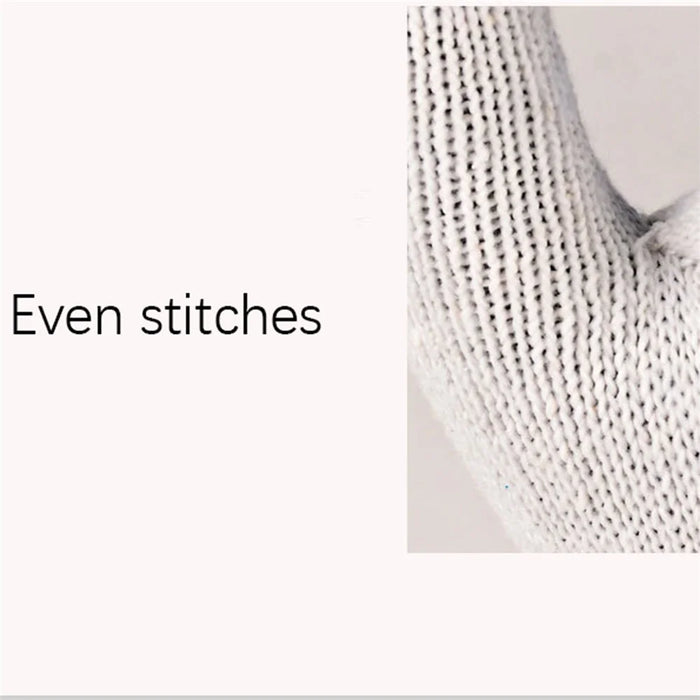 12 Pairs 800g Cotton Yarn Gloves Breathable Anti-skid Labor Protection Gloves - 3