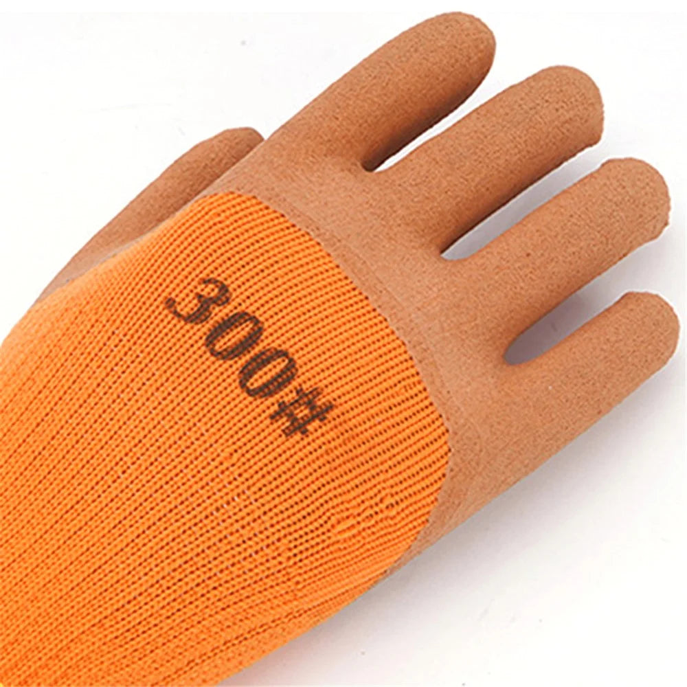 10 Pairs Winter Warm Thicken Knitted Gloves Terry Lining Labor Protection Gloves - 2