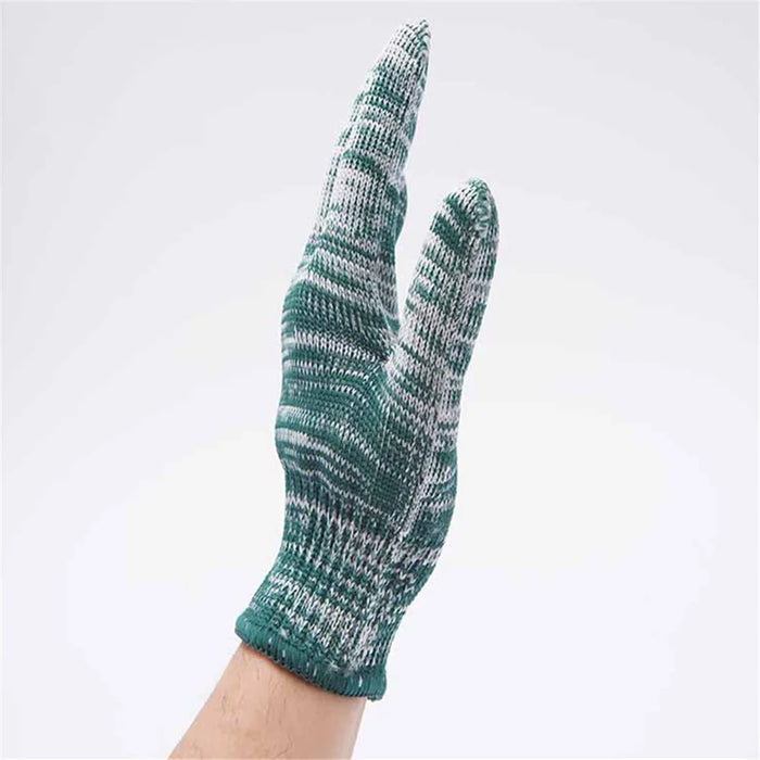 12 Pairs / Pack Thickened Nylon Work Gloves Car Repairing Woven Hand Protectors - 7