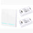SMATRUL WHK02 WiFi+433MHZ Remote Control Wireless Switch 2 Gang with 2 Controllers - White - 1