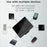 SMATRUL TMW403 Tuya/Smart Life APP Remote Control WiFi+433MHZ Touch Switch EU Plug for Alexa Google Home, 3 Gang WiFi - White - 3