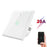 SMATRUL TMR01-20A-EU Tuya Smart Home APP WiFi Touch Switch Light Wall Panel DIY Relay Module Timer Socket - White - 1