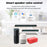 SMATRUL TMR01-20A-EU Tuya Smart Home APP WiFi Touch Switch Light Wall Panel DIY Relay Module Timer Socket - White - 5