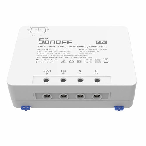SONOFF POWR3 High Power Smart Switch Power Metering WiFi Home Voice Control Switch - 1
