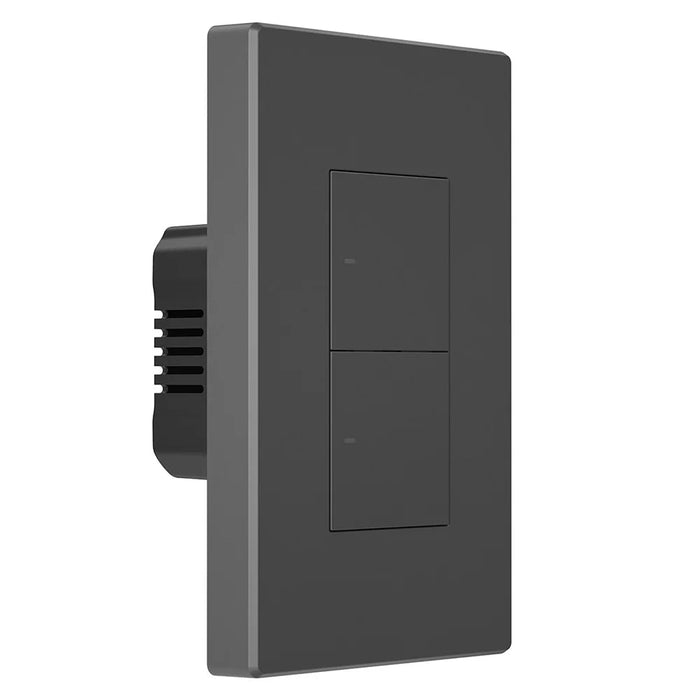 SONOFF M5-2C-120 Smart Wi-Fi Wall Switch Touch Light Switch 2-Gang Works with Alexa/Google Home/Alice/Siri Shortcuts - US Plug - 3