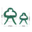 10Pcs Large + 10Pcs Small Garden Plant Support Clips Tomatoes Flowers Plastic Fixing Clamps - 5
