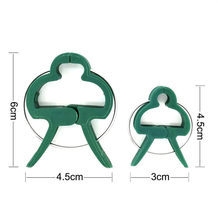10Pcs Large + 10Pcs Small Garden Plant Support Clips Tomatoes Flowers Plastic Fixing Clamps - 5
