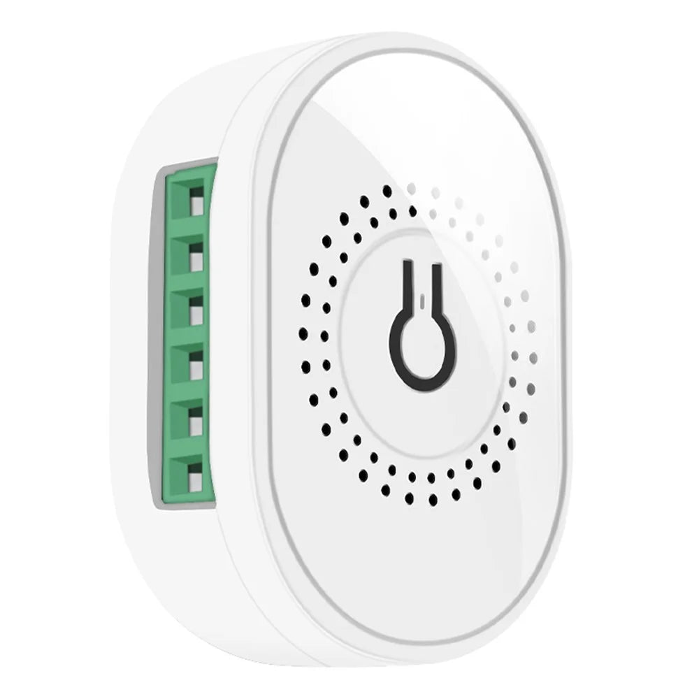 SMATRUL TMW02 16A Tuya WiFi Mini Switch Module Breaker Smart Automation DIY Light 2 Way Voice Control Work with Alexa Google Home - White - 1