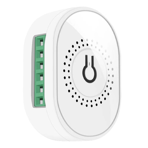 SMATRUL TMW02 16A Tuya WiFi Mini Switch Module Breaker Smart Automation DIY Light 2 Way Voice Control Work with Alexa Google Home - White - 1