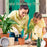 Long Spout Watering Can Squeeze Handle Thin Nozzle Bent Neck Plant Sprayer for Indoor Gardening / Houseplants - Green - 3