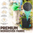 35 x 40cm 10 Gallon Potato Growing Bag Thickened Felt Planter Reusable Non-Woven Fabric Container for Garden - 3