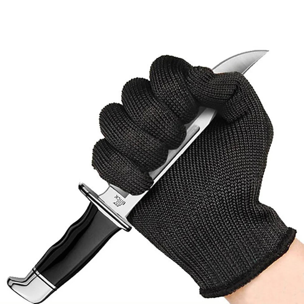 MH-F105 1 Pair Polyester+Steel Wire 5-Level Cut-Resistant Gloves Hand Protection Full-finger Gloves - 1