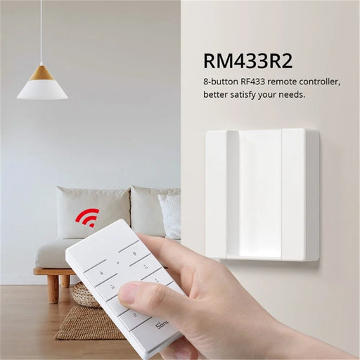SONOFF 433MHz Wireless Remote Control Holder Compatible with RM433R2 Remote Control Wall Mount Storage Container (Without Remote Control) - 2
