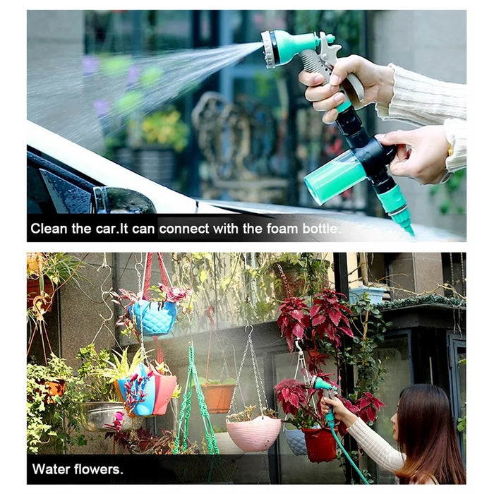 Garden Flower Watering Handheld Sprinkler High Pressure Car Washing Gun - Blue - 4